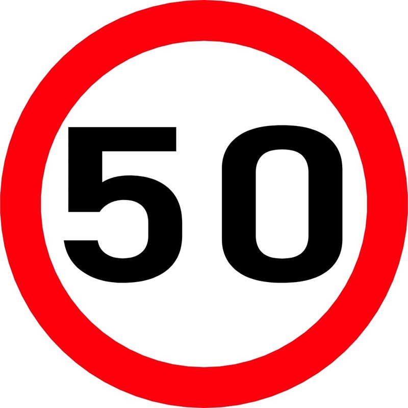 Vitesse limitée a 50Kmh