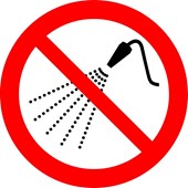 Interdiction de vaporiser deau
