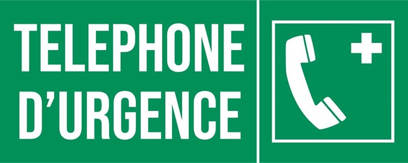 Téléphone d'urgence - Pictogramme
