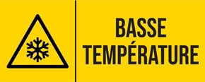 Basse température - Pictogramme
