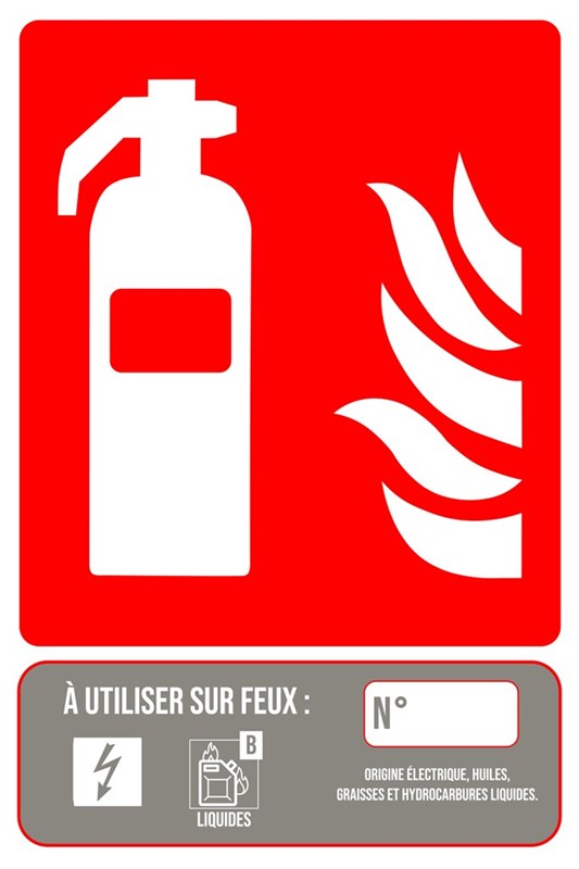 Extincteur type B