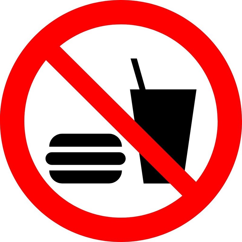 Interdiction de manger