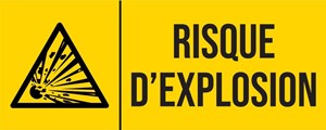 Risque d'explosion - Pictogramme