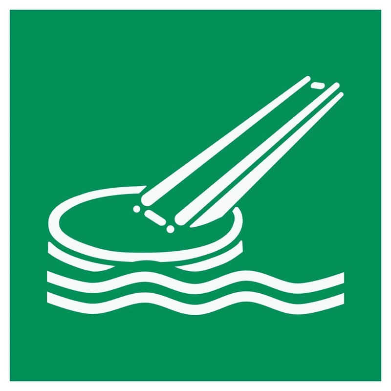 Toboggan evacuation maritime