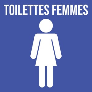 Toilettes femmes - Pictogramme