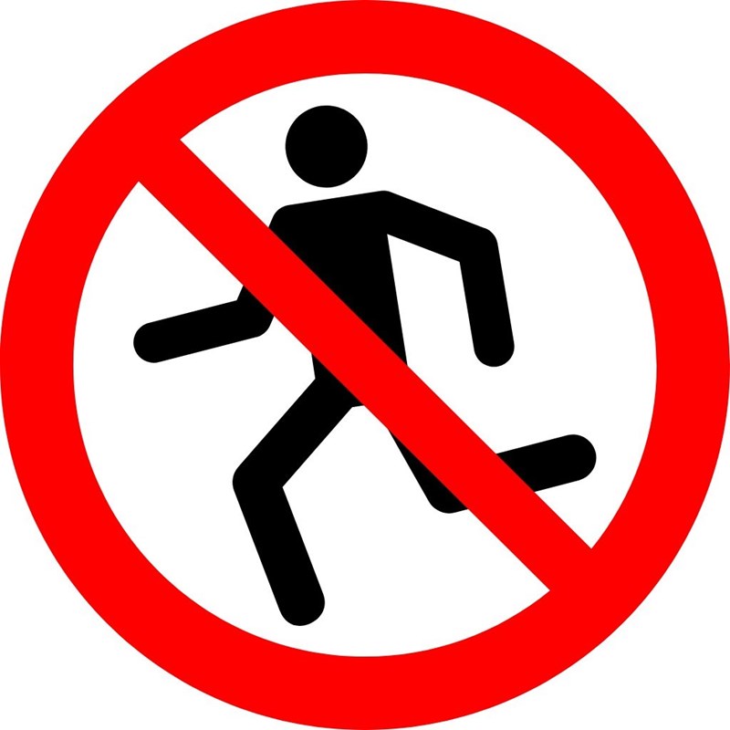Interdit de courir