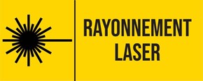 Rayonnement laser - Pictogramme