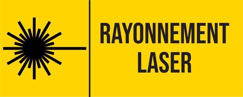 Rayonnement laser - Pictogramme