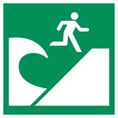 Zone évacuation tsunami
