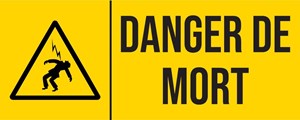 Danger de mort - Pictogramme