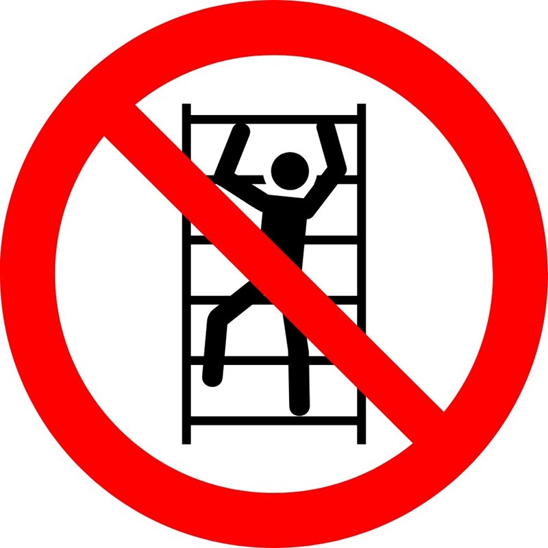 Ne pas monter a l'echelle