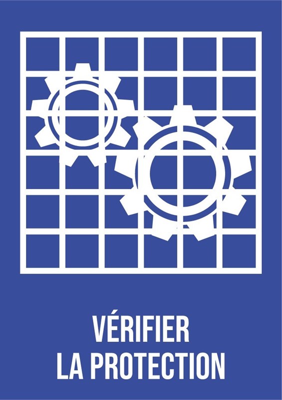 Vérifier la protection - Pictogramme