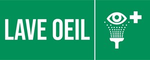 Lave oeil - Pictogramme