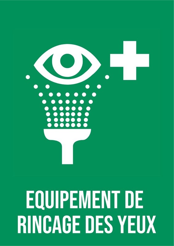 Rinçage des yeux - Pictogramme