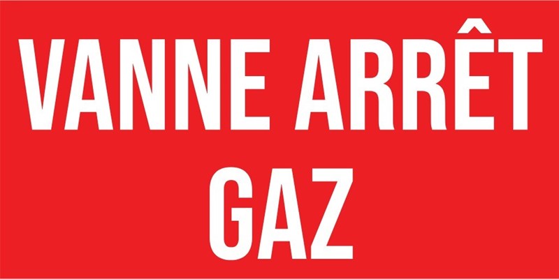 Vanne arrêt gaz