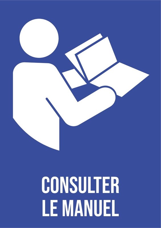 Consulter le manuel - Pictogramme