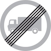 Fin d'interdiction aux poids lourds