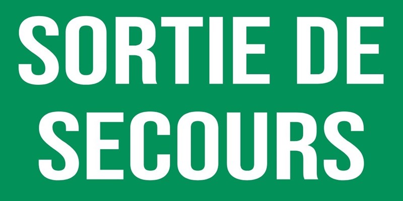 Sortie de secours