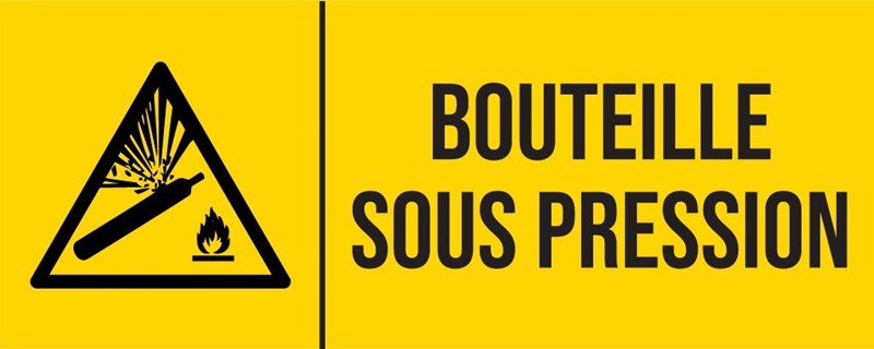 Bouteille sous pression - Pictogramme