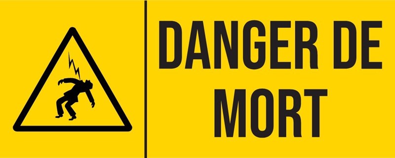 Danger de mort - Pictogramme