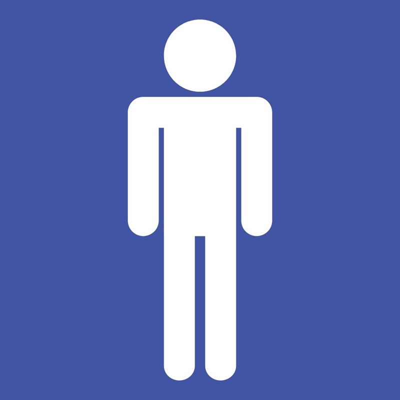 Toilettes hommes - Pictogramme