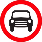 Accès interdit aux voitures