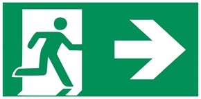 Issue de secours droite