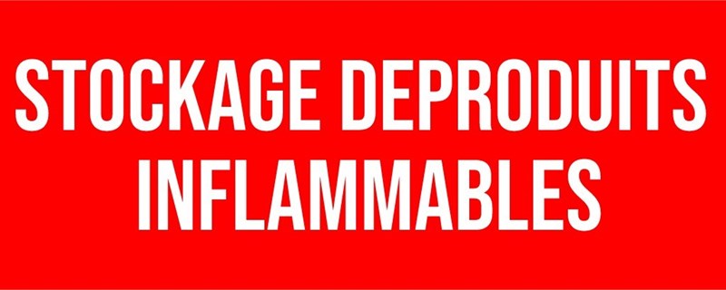 Stockage de produits inflammables