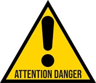 Attention danger - Pictogramme
