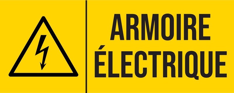 Armário elétrico - Pictograma