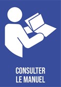 Consulter le manuel - Pictogramme