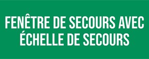 Fenêtre avec échelle