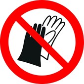 Ne pas utiliser de gants