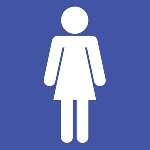 Toilettes femmes - Pictogramme