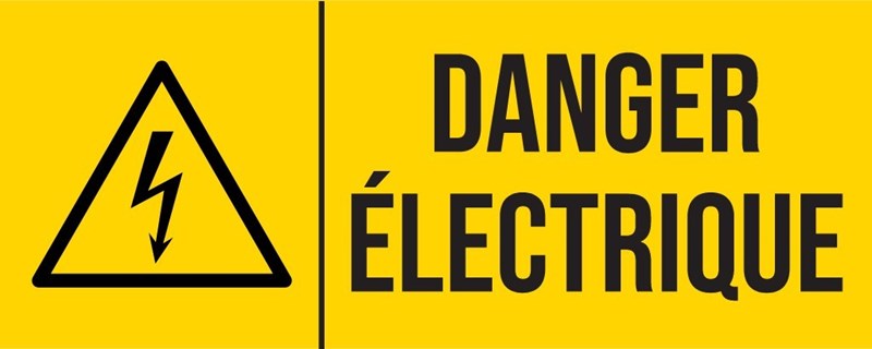 Danger électrique - Pictogramme