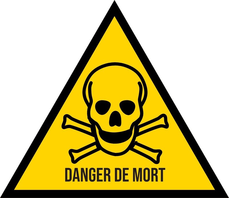 Danger de mort - Pictogramme