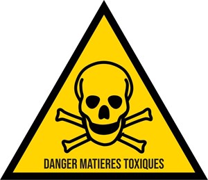 Matières toxiques - Pictogramme