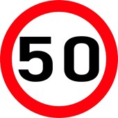 Viteza limitată la 50 km/h