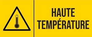 Haute température - Pictogramme