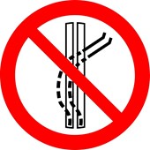 Interdit de quitter la voie de remorquage