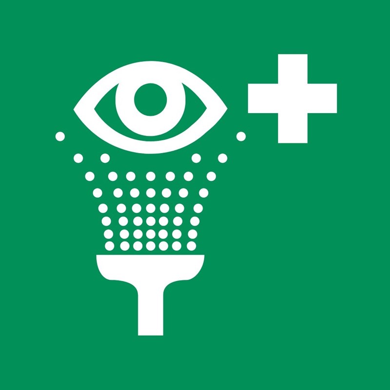 Rince oeil - Pictogramme