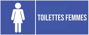 Toilettes femmes - Pictogramme