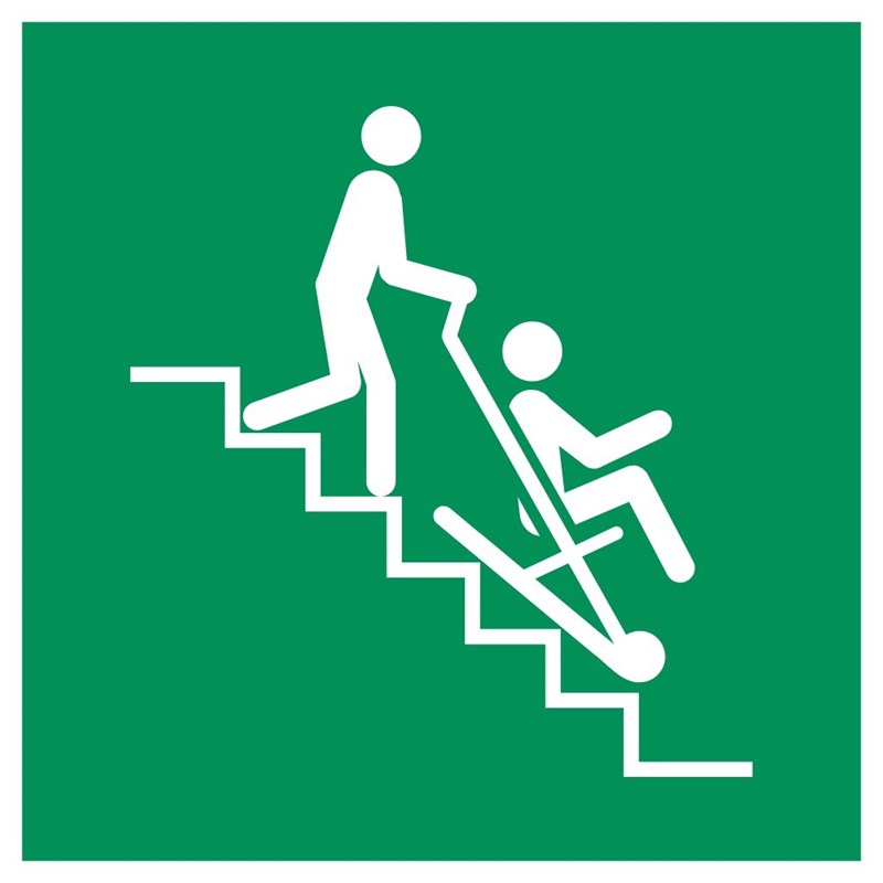 Chaise d'évacuation