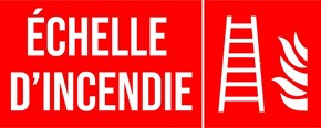 Echelle d'incendie - Pictogramme