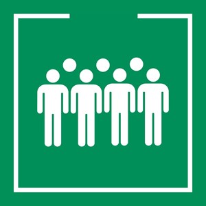 Zone de confinement - Pictogramme