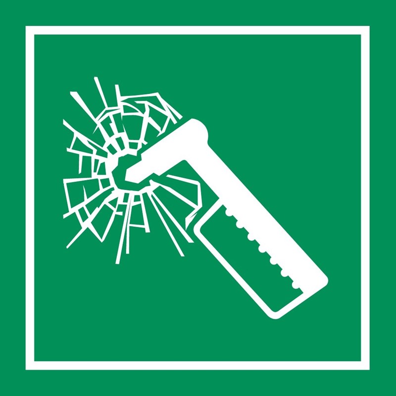 Marteau de secours - Pictogramme