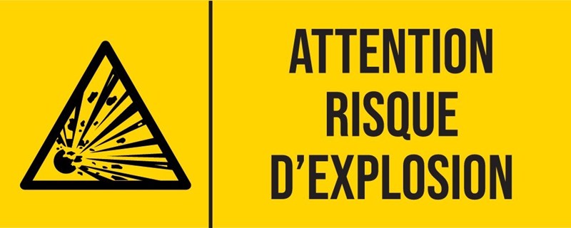 Risque d'explosion - Pictogramme