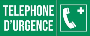 Téléphone d'urgence - Pictogramme